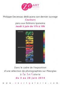 Exposition des photographies Philippe Decressac à Paris. Du 3 au 28 juin 2014 à Paris. Paris.  14H00